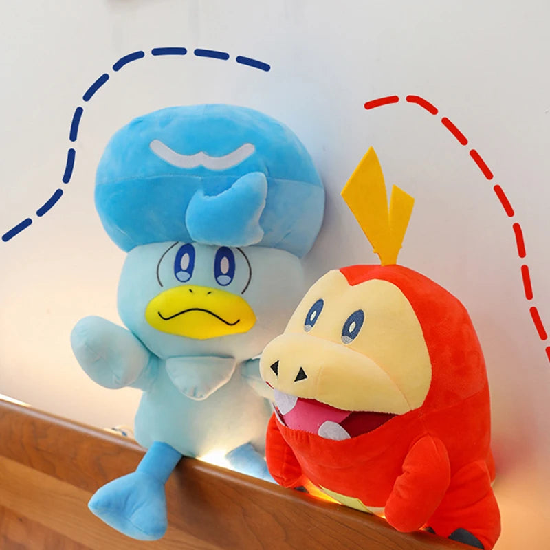 30/60cm Large Sprigatito Quaxly Pokemon Plush Toy Anime Doll Cute Pillow Fuecoco Pokémon Plushie Stuffed Gift for Kids Christmas