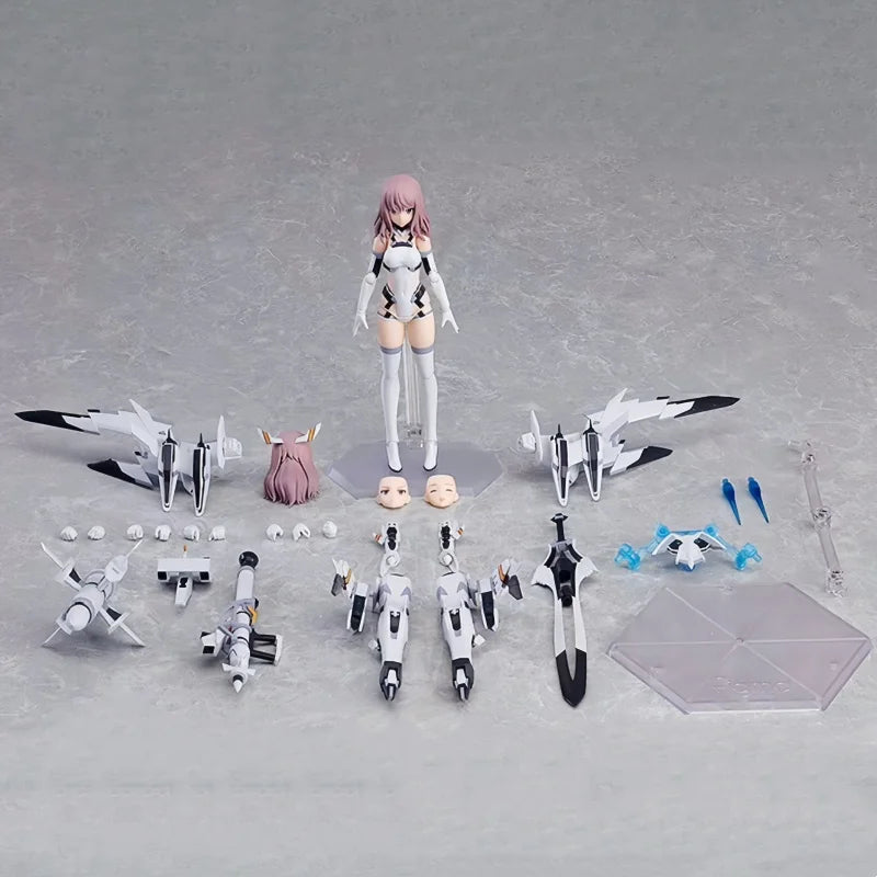in stock Anime Action Figure 100% Original Figma 512 Alice Gear Aegis Yumi Yotsuy Collectible Model Toys gift for Fans