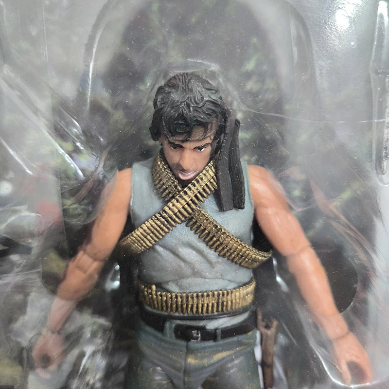 NECA Figure First Blood John J Rambo PVC Action Figure Collectible Model Special Forces Soldier Toys Joint Movable Birthday Gift