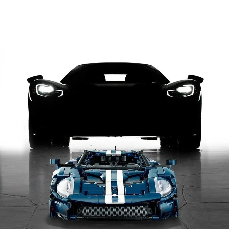 New Technical Forded GT City Speed Sports Car Building Blocks MOC Set Model Racing Vehicle Assemble Toys Bricks for Kids Gifts