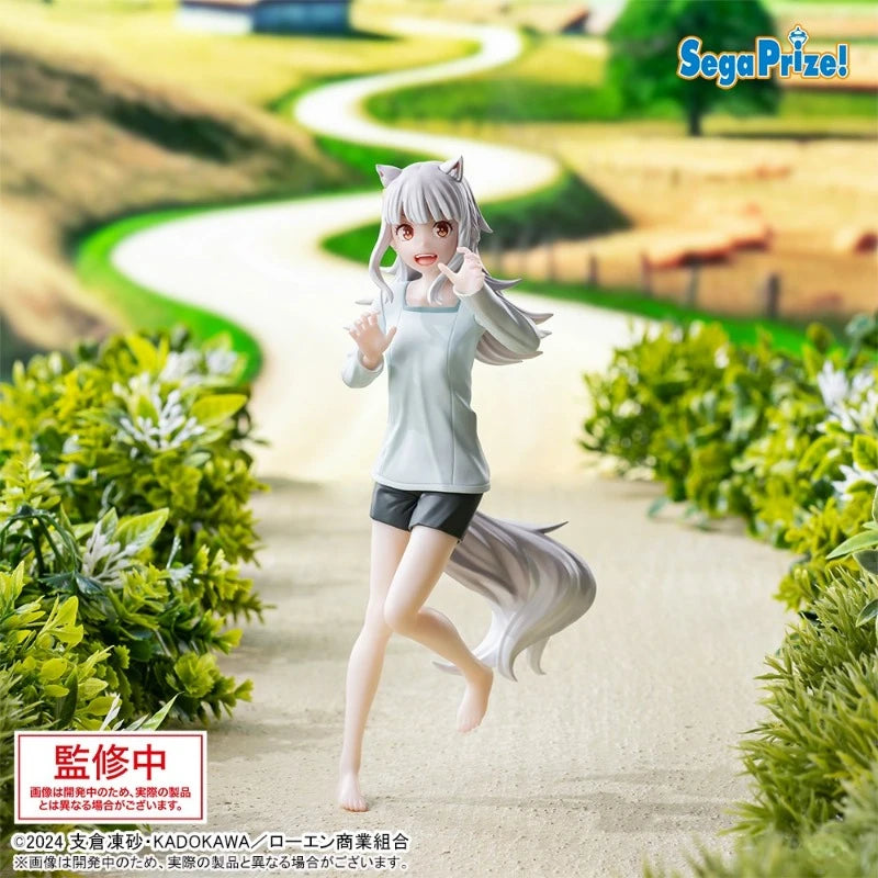 SEGA Genuine MERCHANT MEETS THE WISE WOLF Spice and Wolf Anime Figure Holo Action Toys for Kids Christmas Gift Collectible Model