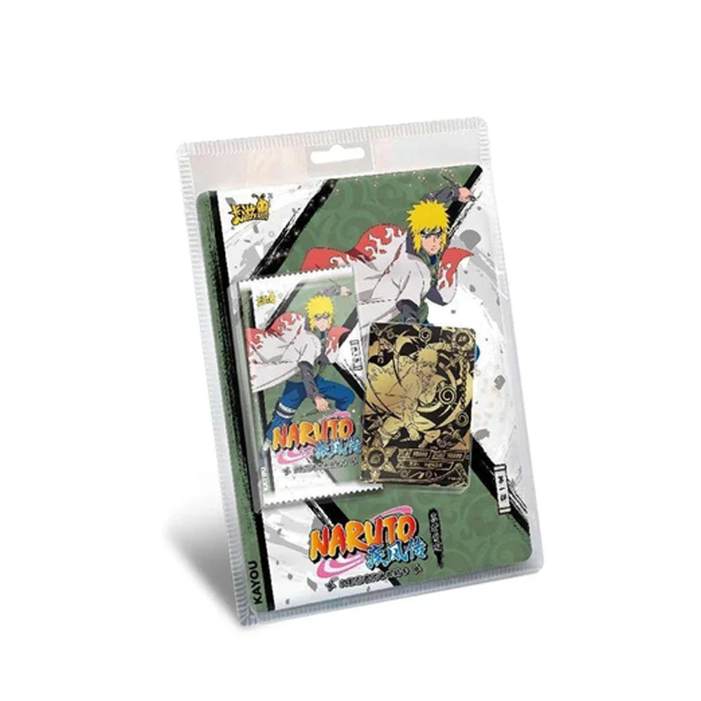 KAYOU Naruto Cards Vortex Collectible Card Games Anime Party Playing Toys Kids Album Collection Children Gift Hobby Boxes Paper