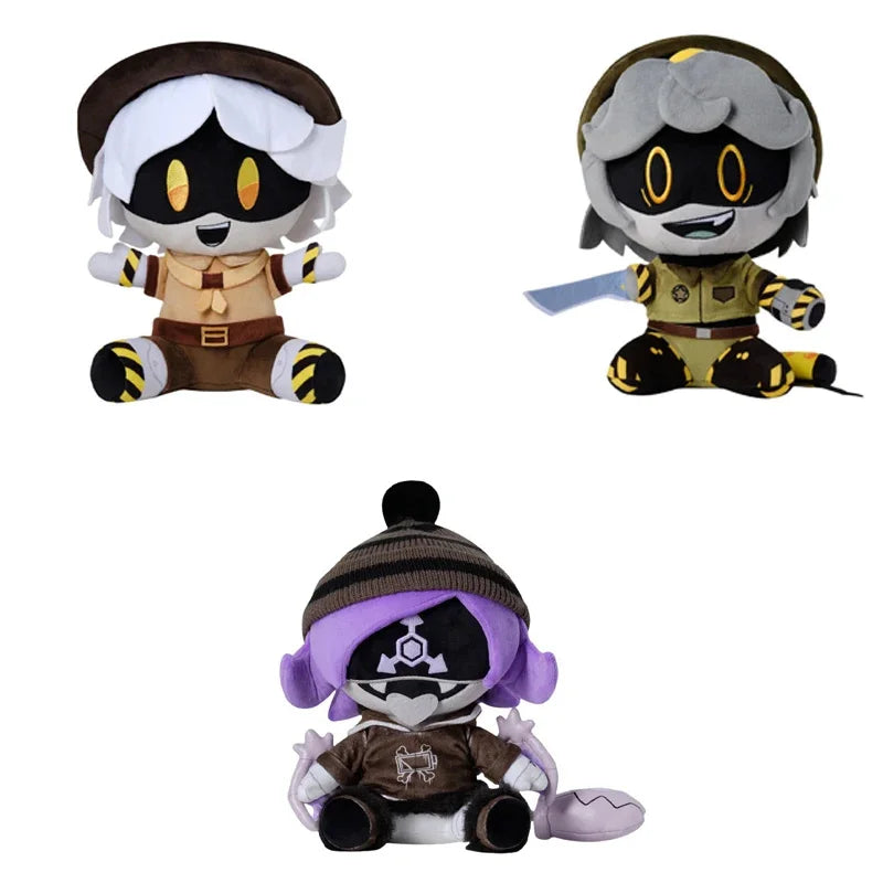3PCS New Murder Drones Cyn Plush Uzi N V J DOG Plushie Cartoon Game Anime Stuffed Toys Home Decor Pillow Doll Kids Birthday Gift