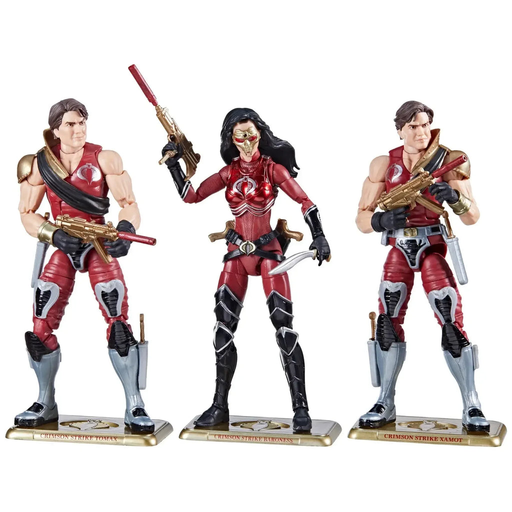 In Stock G.I. Joe GI Joe Classified Series 6" 082 Crimson Strike Team Baroness Tomax Xamot Action Figure Model Toy Hobby Gift