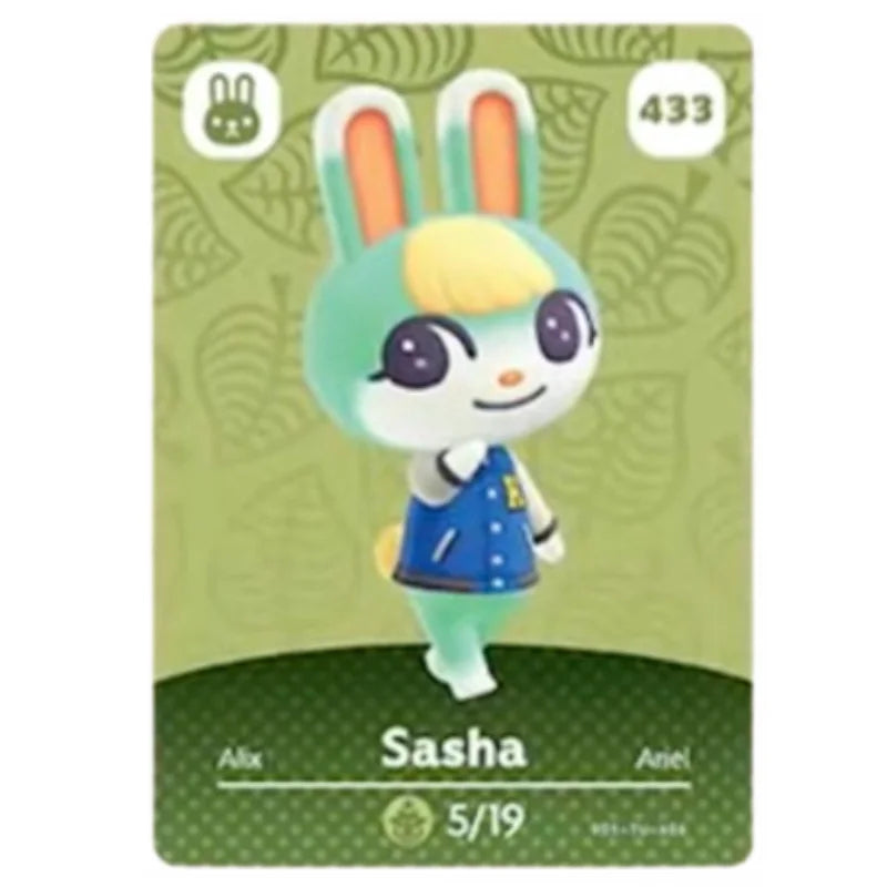 Hot Sanrio Game Animals Crossing New Horizons Amiibo Card Ankha Marshal Maple NS Switch 3DS Game NFC Cards Series 1 2 3 4 5