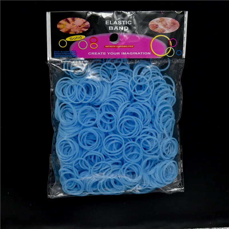 600pcs Loom Rubber Band Bracelet Making Kit with Tools Crochet Hooks for Jewelry Making Kids Bracelet Weaving DIY Crafting Tools