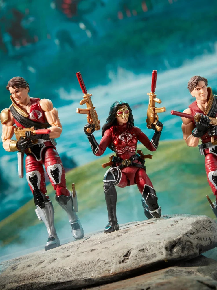 In Stock G.I. Joe GI Joe Classified Series 6" 082 Crimson Strike Team Baroness Tomax Xamot Action Figure Model Toy Hobby Gift
