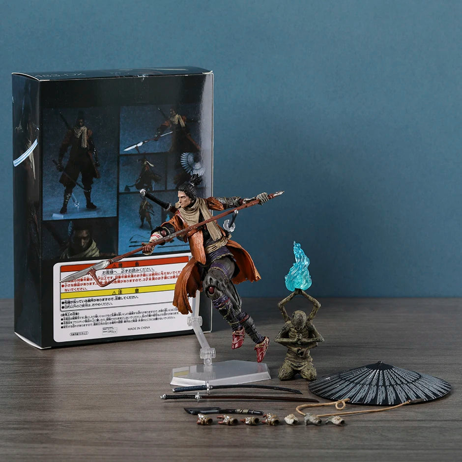 Figma 483-DX Shadows Die Twice Sekiro Action Figure Movable Joints Desktop Decoration Collection PVC Model Toy