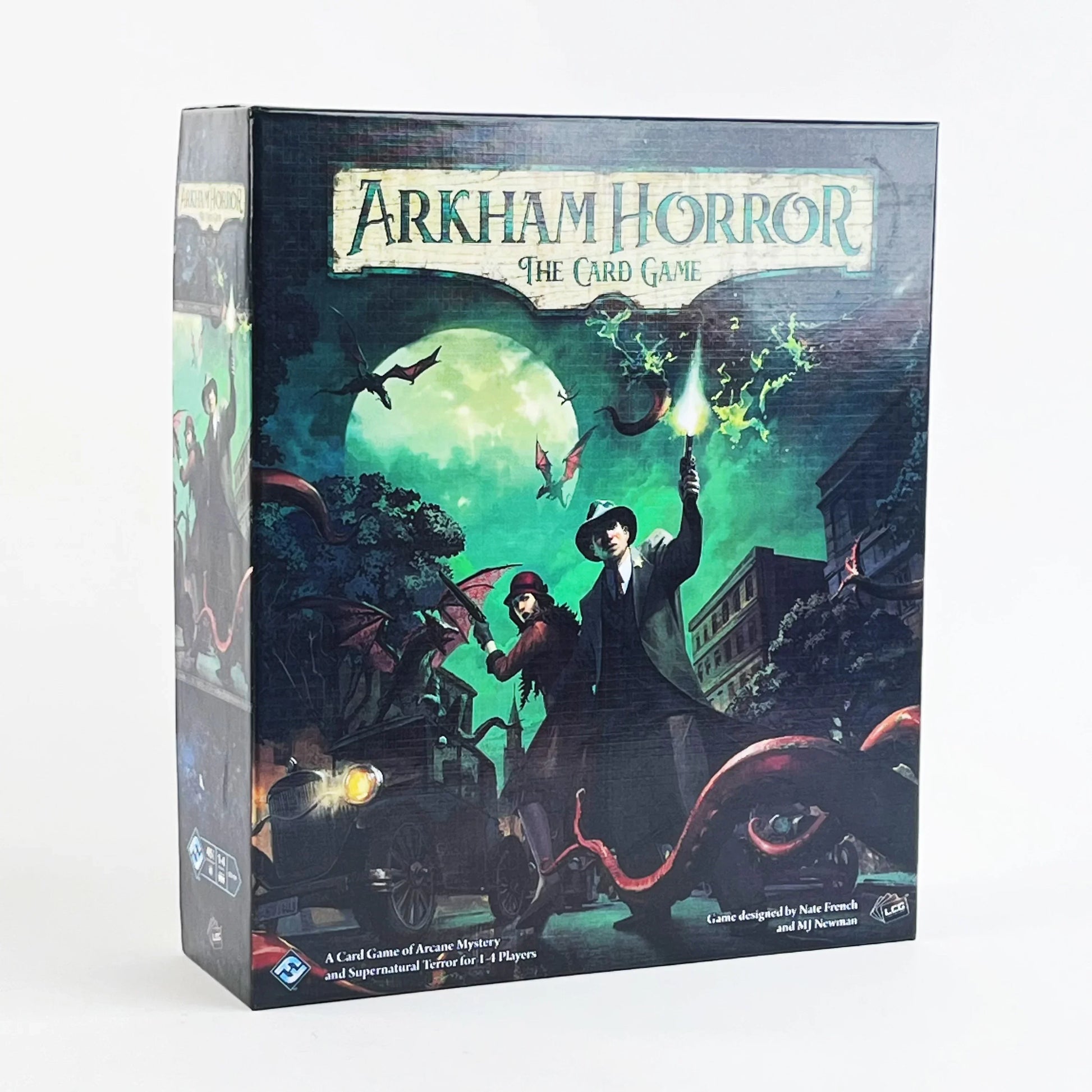 Arkham Horror: The Card Game - 1-2 Player Co-Op Lovecraftian Strategy, 60-120 Min Horror Mystery Adventure w/ Cosmic Doom Theme