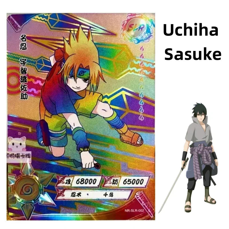 KAYOU Genuine Naruto Chapter 6 Collectible Cards 18 Packs Naruto Peripherals Collectible R/SR/SSR/UR/PTR Cards Battle Toys