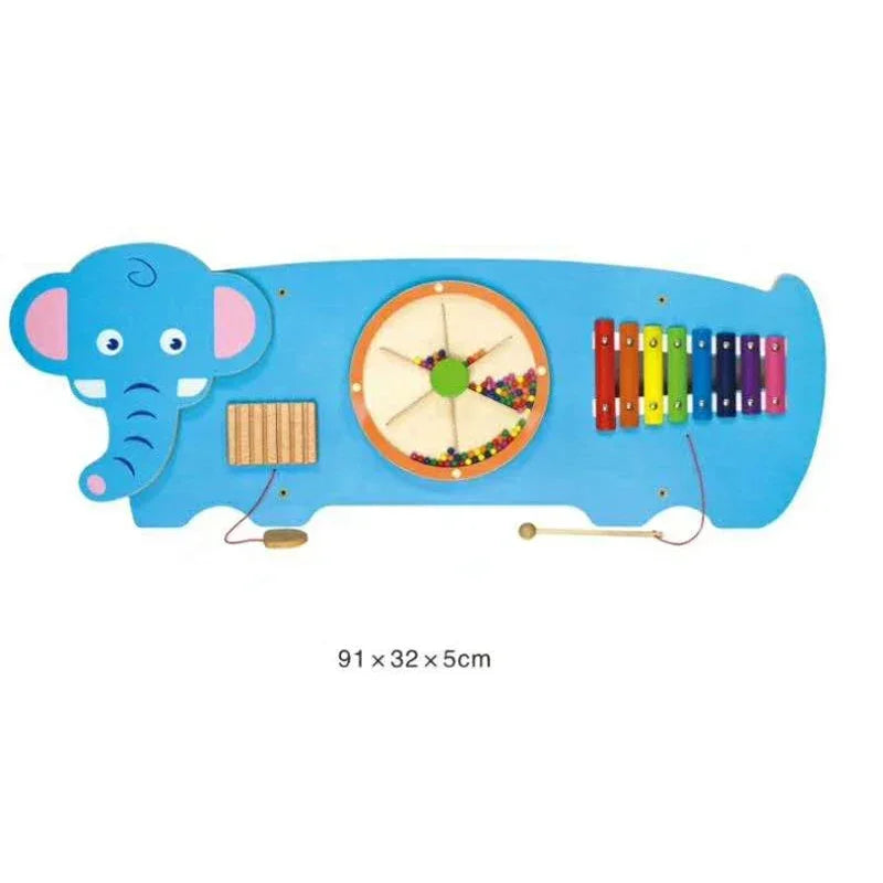 Wooden Toys On The Wall Montessori Puzzle games for children kids babies kindergarten classroom Early education toy School class