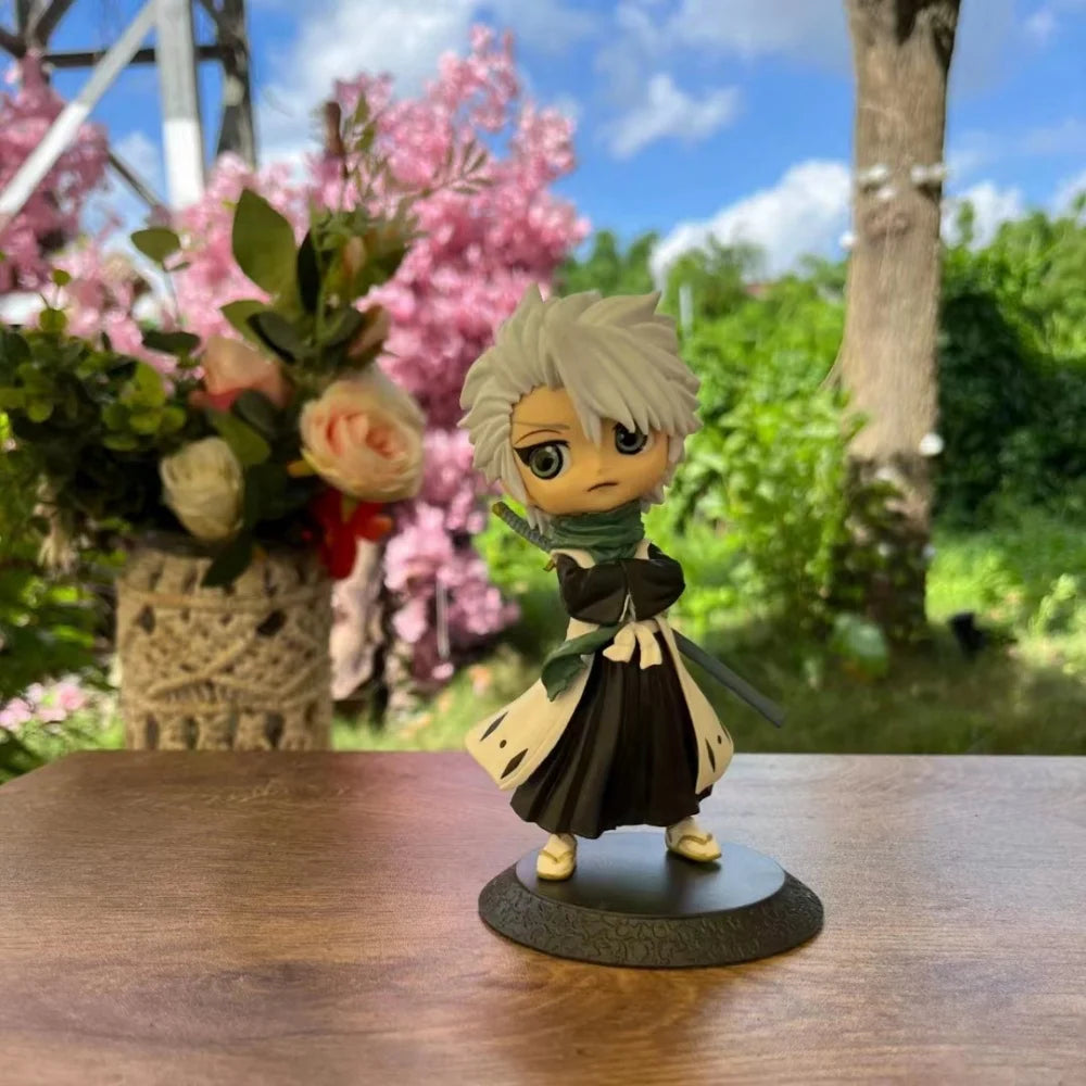 Anime Character Bleach Figurine, Q-Version Big Eyed Kurosaki Ichigo And Hitsugaya Toushiro Figurine Model Desktop Ornament