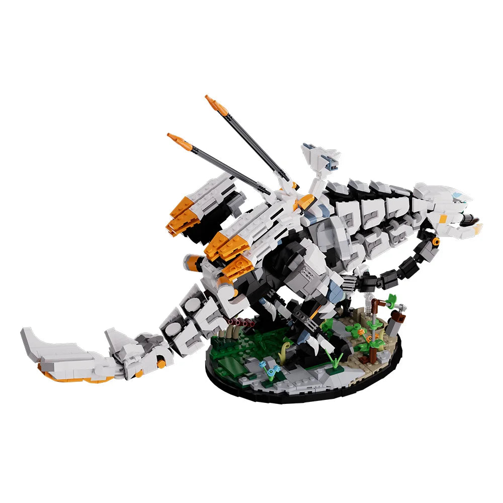 Gobricks Moc Horizons Zero Dawned Thunderjaw Bricks Model Forbidden West Monster Building Blocks Game Bricks Model Toys Sets
