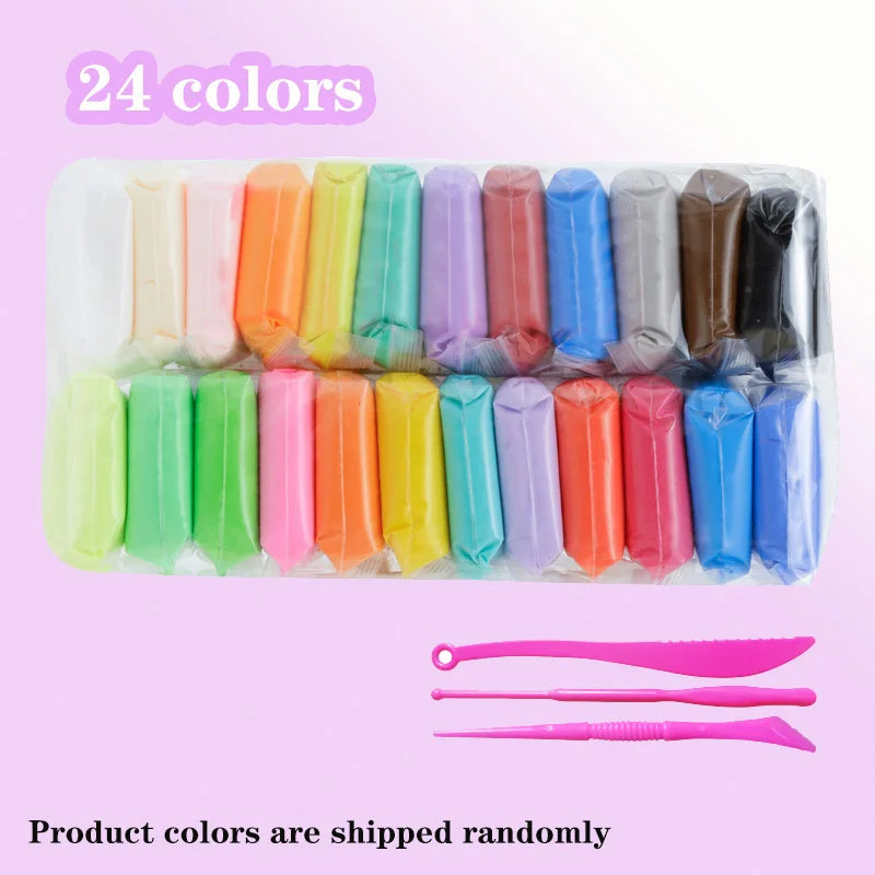 36 Color Clay Air-dried Clay Set, Ultra Light Plastic Clay With Carving Tools, DIY Crafts Gifts for Friends