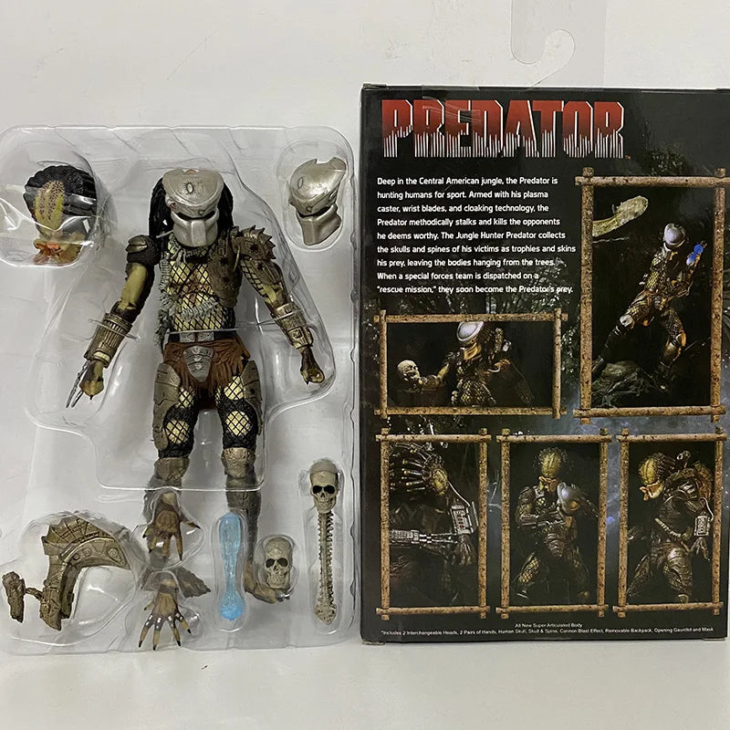 NECA Figure Jungle Hunter Predator Action Figure Alien Collectible Model Toys Joint Movable Doll New Year Present For Children