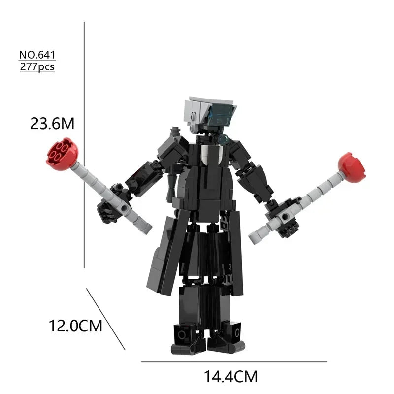 Christmas toys Skibidi Toilet The Audio Man and Camera Titan Man Speakerman Moc Building Blocks For lego Toys DIY Bricks Toy Set