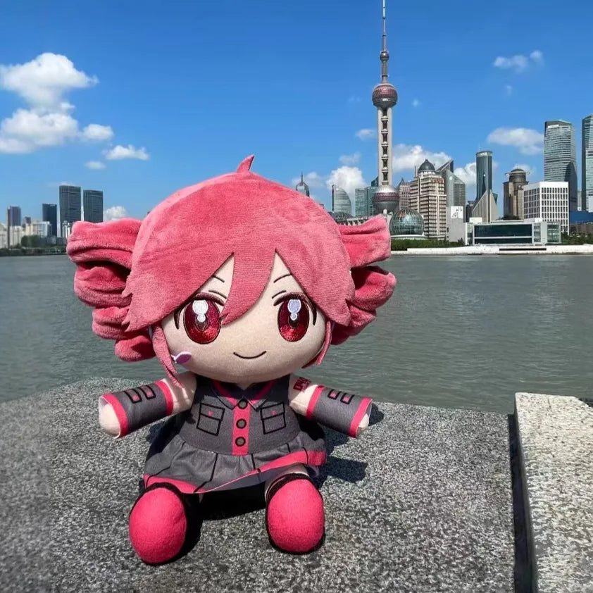 20cm Kasane Teto Plush Toy Soft Doll Stuffed Plushies Figure Anime Cosplay Cartoon Birthday Present Christmas Gift for Fans Girl