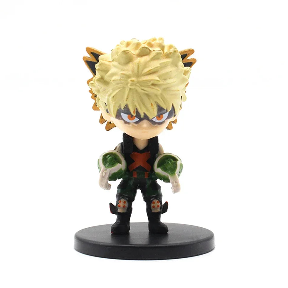 12pcs/Set Anime My Hero Academia Figure Izuku Midoriya Shouto Todorok URARAKA Bakugou Katsuk Hero Academ PVC Action Model Toys