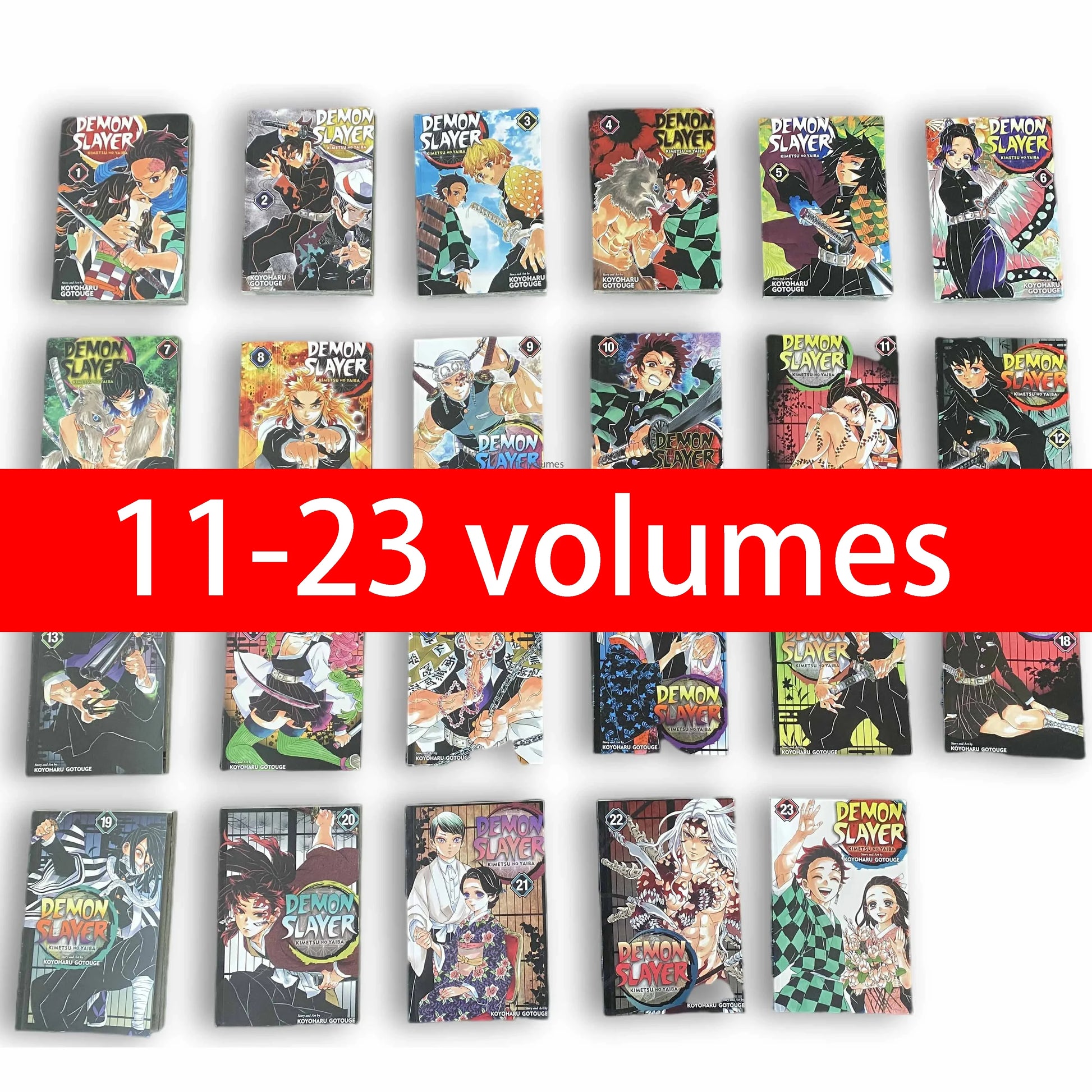 Anime Demon Slayer Volumes Yaiba Japanese Teen Fantasy Science Mystery Suspense Manga Comic Books English