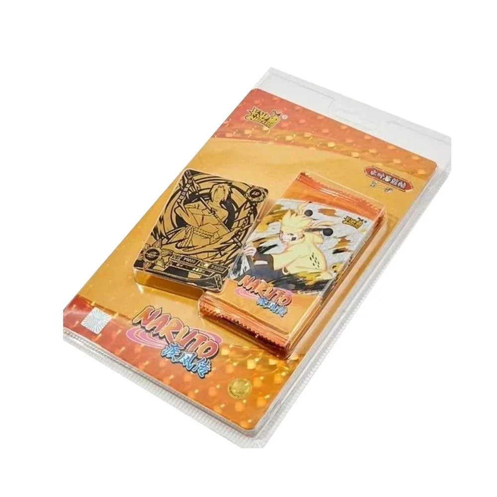 KAYOU Naruto Cards Vortex Collectible Card Games Anime Party Playing Toys Kids Album Collection Children Gift Hobby Boxes Paper