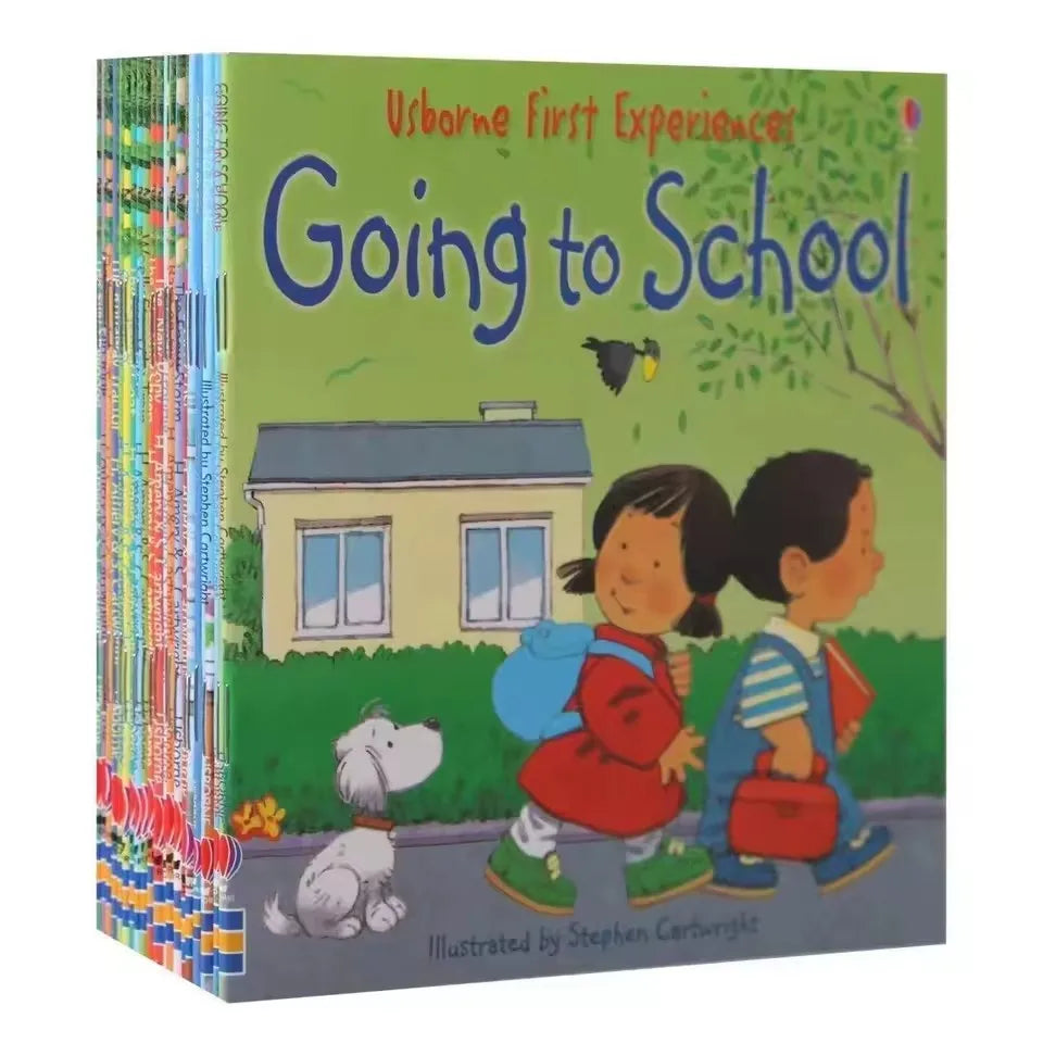 20Books Usborne Farmyard Tales First Experience Preschool Education English Picture Story Books for Kids Bedtime Reading