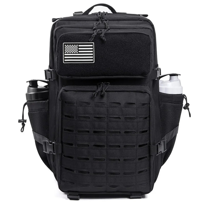 50L Tactical Backpack survival Bag Hunting MOLLE Backpack GYM For Men EDC Outdoor Hiking Rucksack Witch Bottle Holder