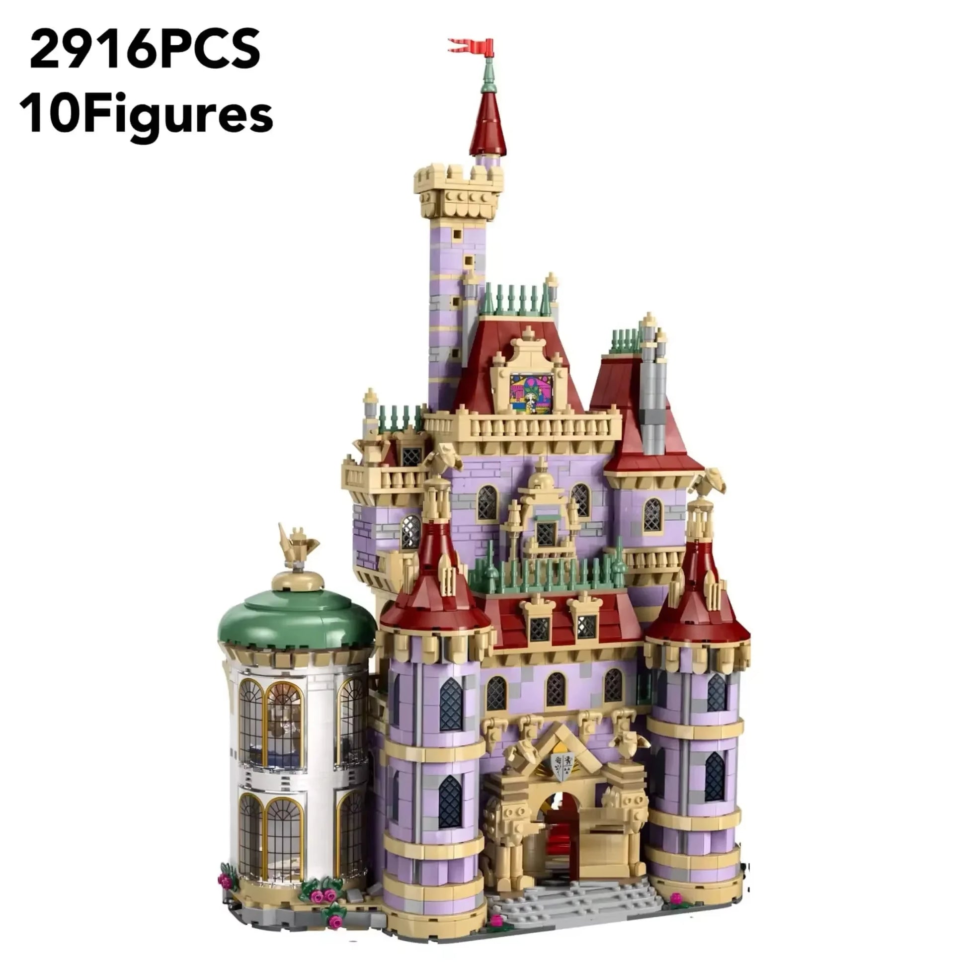 2025 new princess castle romantic toy model monster MOC brick model children's educational building blocks birthday gifts adult