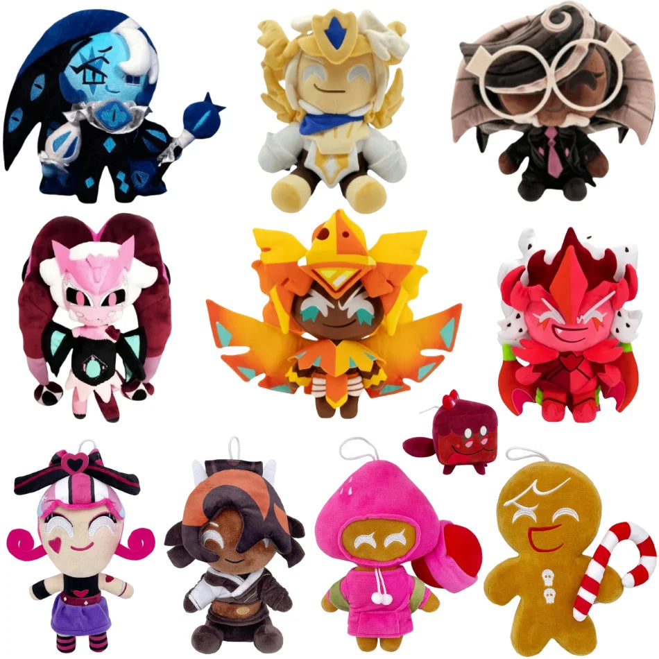 26cm Cookie Run Kingdom Plush Shadow Milk Cookie Run Kingdom Toy Shadow Milk Cookie Plush Toy Doll Plushie Merch Soft Toy Gift