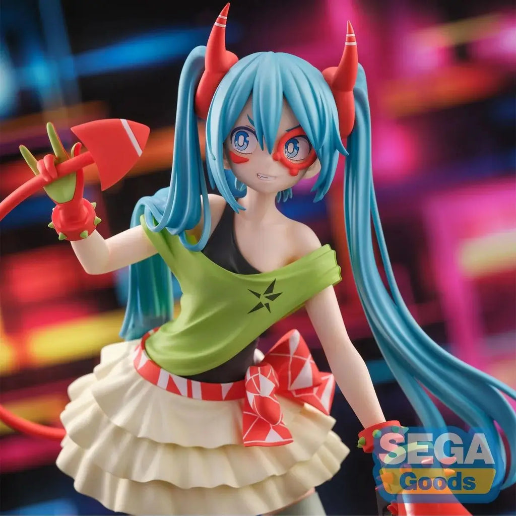 Judai Original SEGA FIGURIZMα Miku DE:MONSTAR T.R Devil PVC Action Figure Model Doll Toys