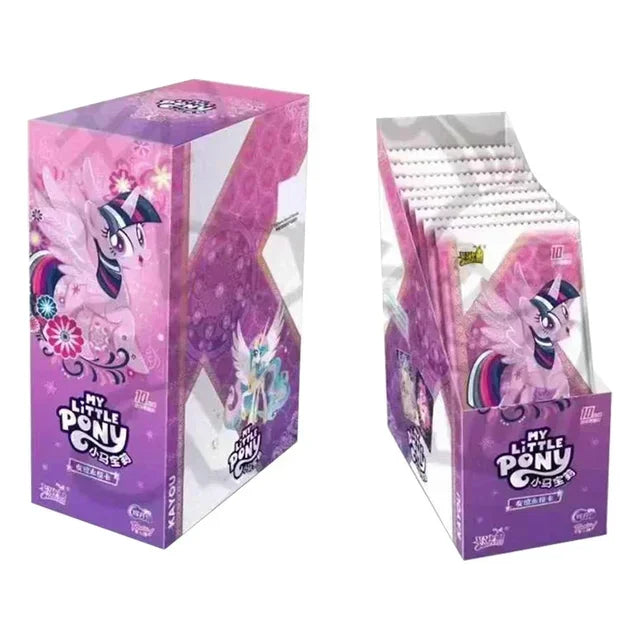 Genuine KAYOU My Little Pony Card Game My Little Pony Cards Box Friendship Forever Flash Card Rare SC SGR Cards Toy Gift