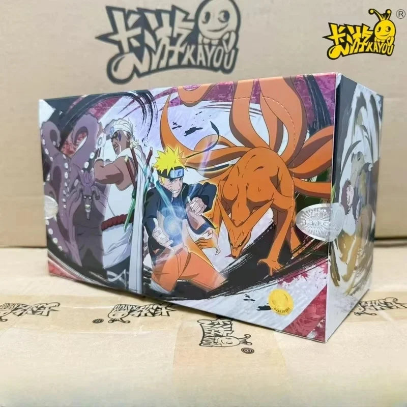 Hot Sale Kayou Genuine Naruto Cards New W7 W6 Anime Collection Card Box Fight Chapter Pro Chapter Ninja World Kids Toy Game Gift