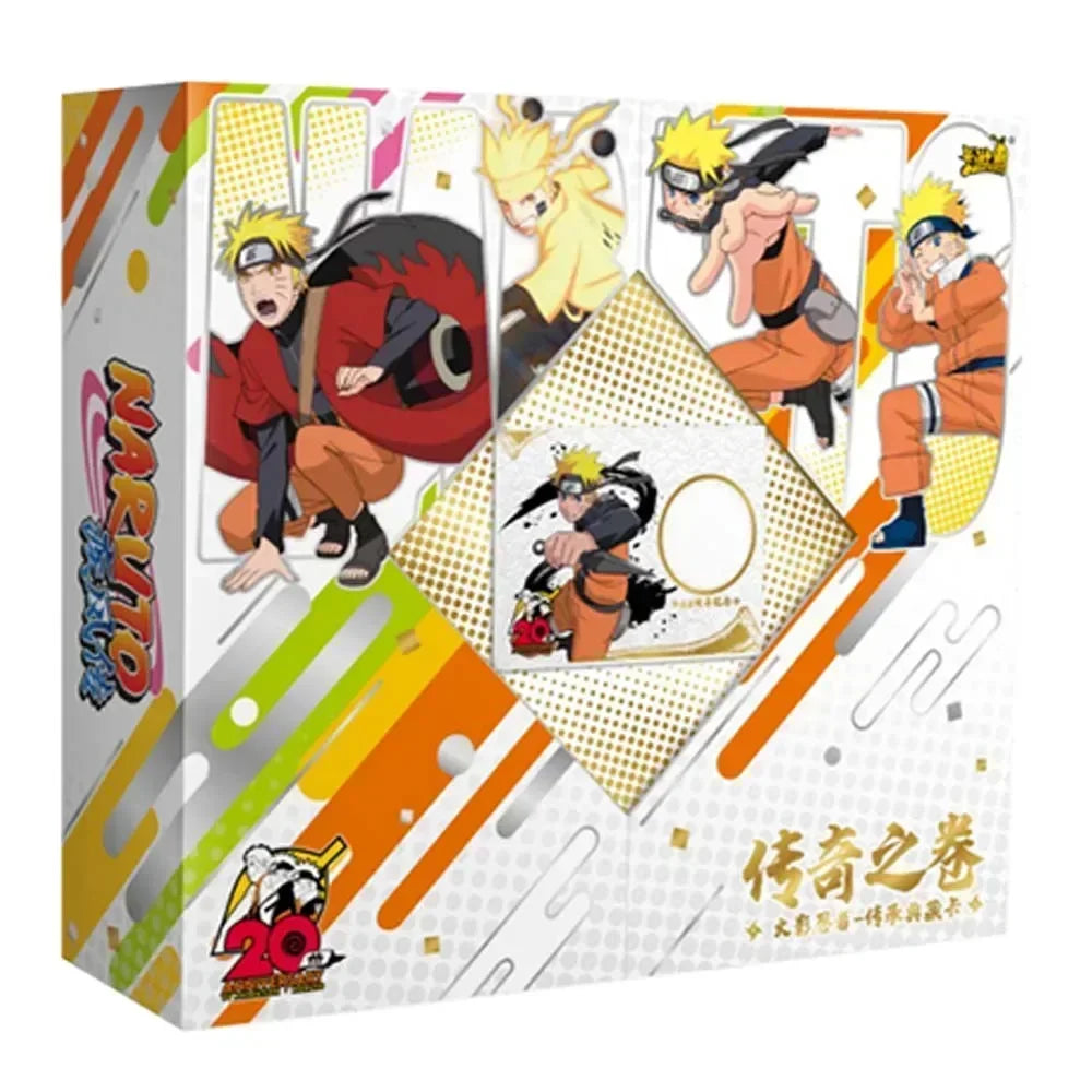 KAYOU Naruto Card Heaven and Earth Scroll Box Youth Gift Box Successor Badge Uzumaki Naruto Shippuden Collection Card