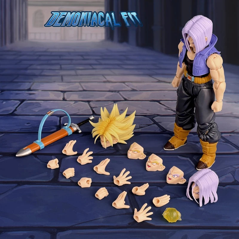 Demoniacal Fit Dragon Ball Z Shf Super Saiyan Action Figure Trunks The Boy From The Future Son of Tomorrow Figures Toys Gifts
