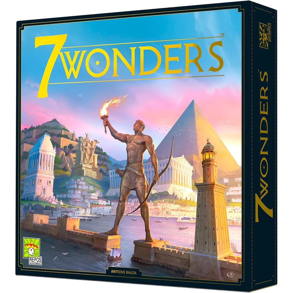 7 Wonders Board Game BASE GAME New Edition for Family Civilization and Strategy Board Game 7 Wonders Duel English