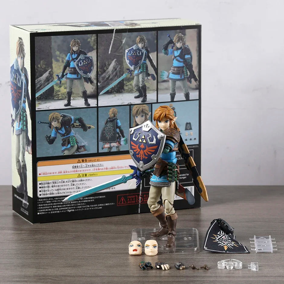 figma 626 Link Tears Of The Kingdom Ver PVC Action Figure Toy Figurine Collectible Model Doll