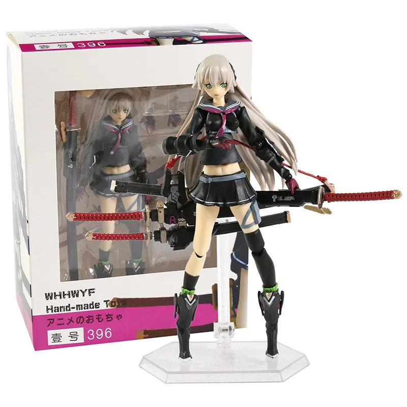 figma 396 Ichi Heavily Armed High School Girls PVC Action Figure Collectible Model Toy