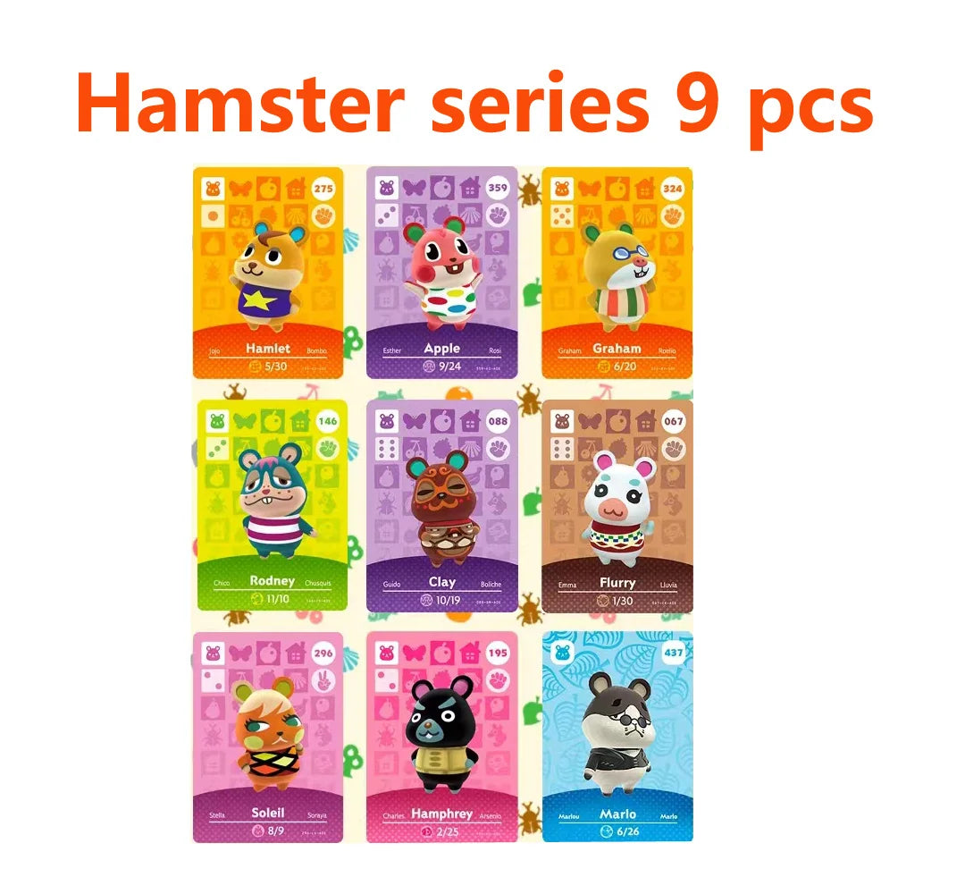 Hot Sanrio Game Animals Crossing New Horizons Amiibo Card Ankha Marshal Maple NS Switch 3DS Game NFC Cards Series 1 2 3 4 5