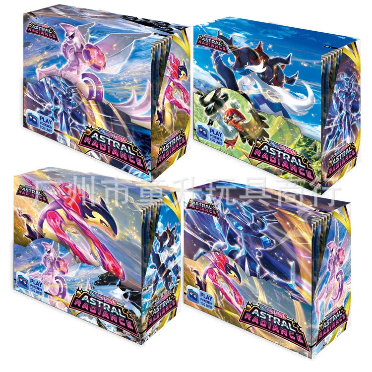 360 Pcs Pokemon Card Prismatic Evolutions Obsidian Flames PALDEAN FATES Surging Sparks English Booster Battle Transaction Card