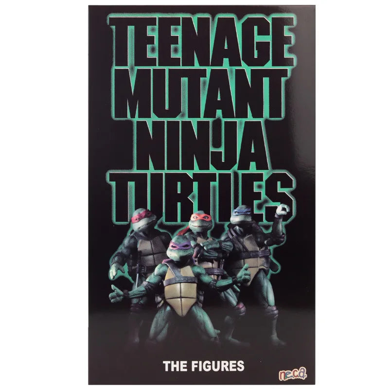 NECA 4pcs Teenage Mutant Ninja Turtles Action Figure TMNT Edition Movable Movies Model Turtle Ninja Anime Kids For Toy Doll Gift
