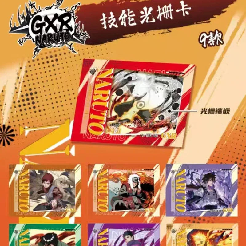MOJI original Anime Naruto Series Cards The Ninja Road Of Konoha Rare CR Ninja World Collection Cards Toys for Children Gifts
