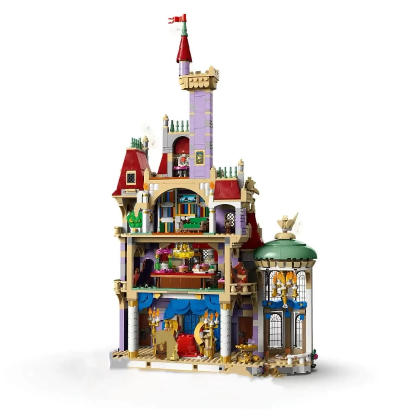 2025 new princess castle romantic toy model monster MOC brick model children's educational building blocks birthday gifts adult