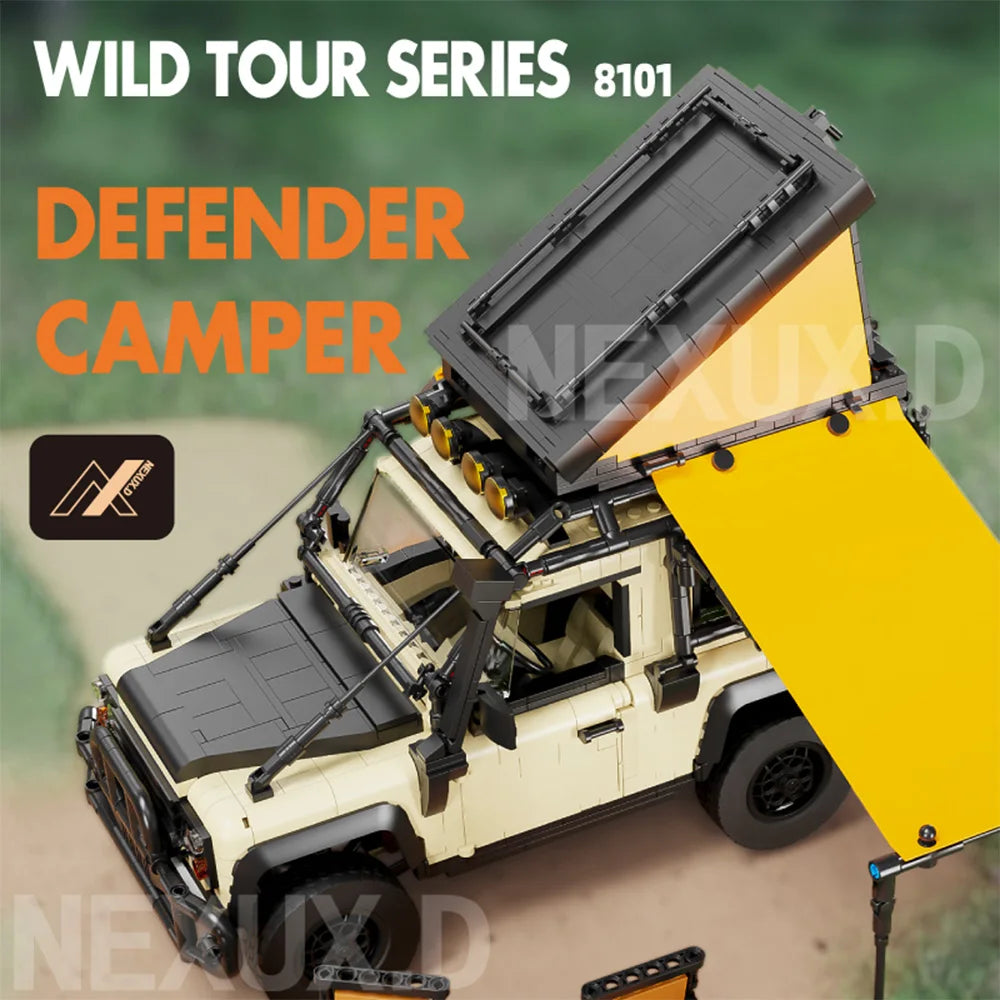 2766PCS Technical Camping Car Model Building Blocks MOC City Off-road Vehicle Trucks Bricks STEM Toys for Children Adults Gifts