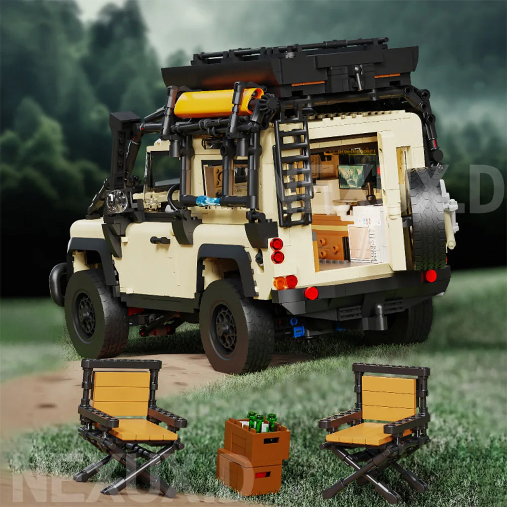 2766PCS Technical Camping Car Model Building Blocks MOC City Off-road Vehicle Trucks Bricks STEM Toys for Children Adults Gifts