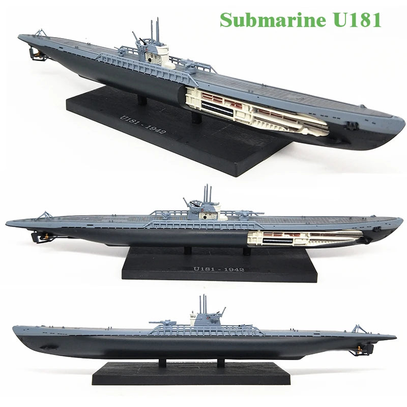 Super value  1:350  World War II submarine model  A variety of  Atlantic U-boats  Alloy warship model