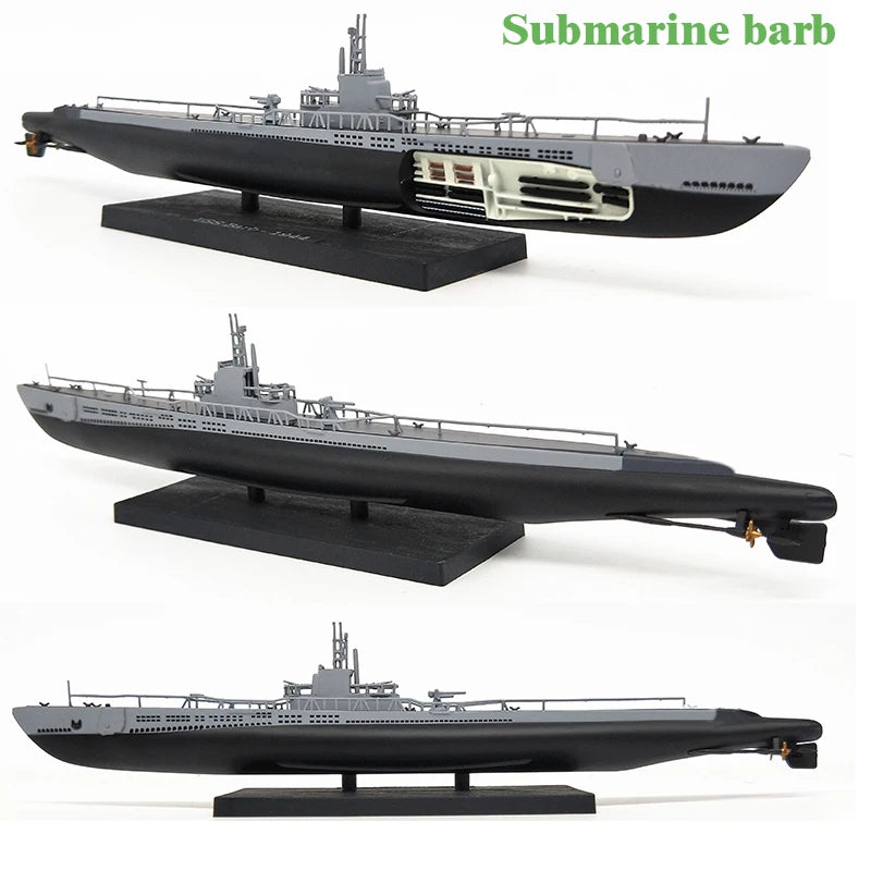 Super value  1:350  World War II submarine model  A variety of  Atlantic U-boats  Alloy warship model