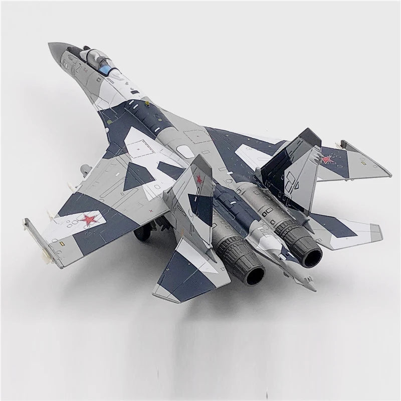 JASON TUTU 1/100 Scale Diecast Alloy Model Russian Air Force Fighter Su-35 Military Missile Bombe Collect gifts