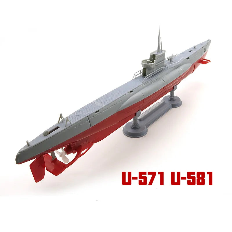 1/150 U-571 German World War II Submarine Model U-581 Warship Assembly Model