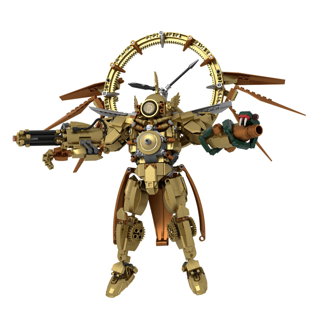 New in Skibidi Figures Toilet Man Titan Sun God Clock King 7.0 Dual blade sonar Building Blocks Bricks Model Toys Xmas Ideas