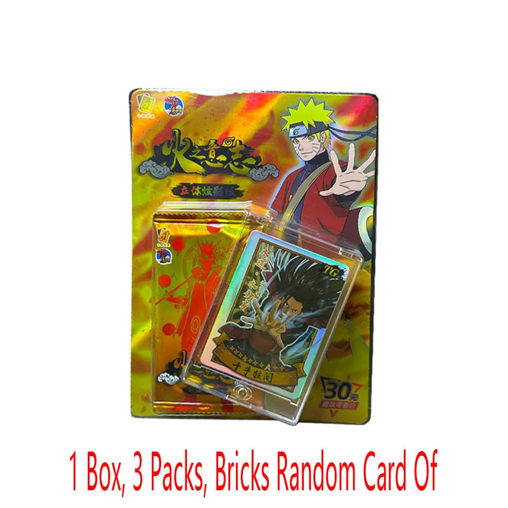 Special offer NARUTO Card HY-0830 Booster Box Uchiha Uzumaki Sasuke Tcg Carte Haruno Sakura Hatake Kakashi Game Children Gift
