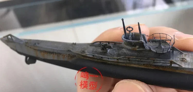 Hobby Boss 83505 1/350 Scale Model German DKM Navy Type VII-C U-Boat Submarine Static Kit with Etched Parts for Model DIY Toys
